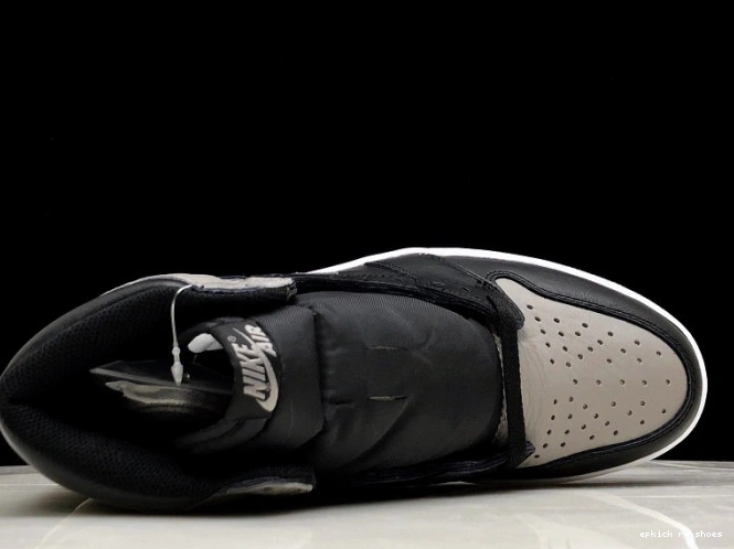 Rep Jordan Black 1 Shadow Air 555088-013 High Retro Grey OG 0709